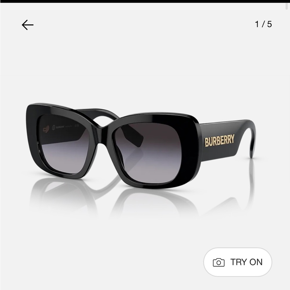 Burberry Black Gradient Sunglasses